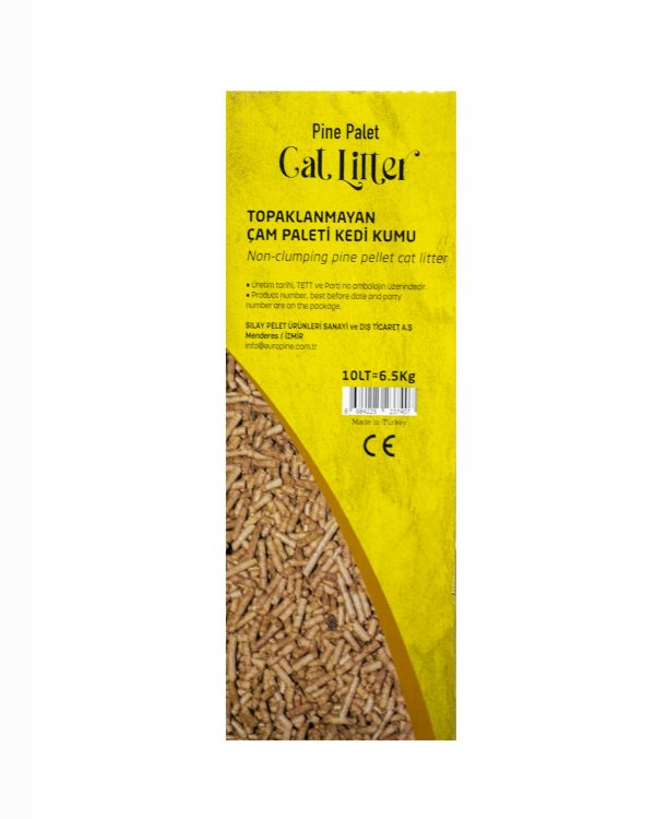 Topaklanmayan Çam Peleti Kedi Kumu - Görsel 3